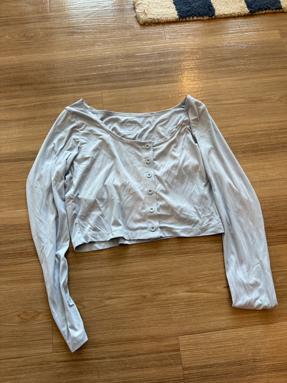 Daily Drills Light Blue workout cardigan
